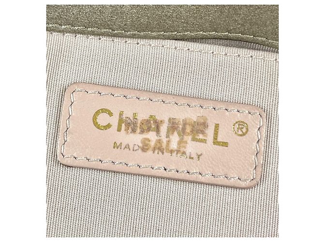 Borsa a tracolla Mini Matelassé Chanel Argento D'oro - vista 9