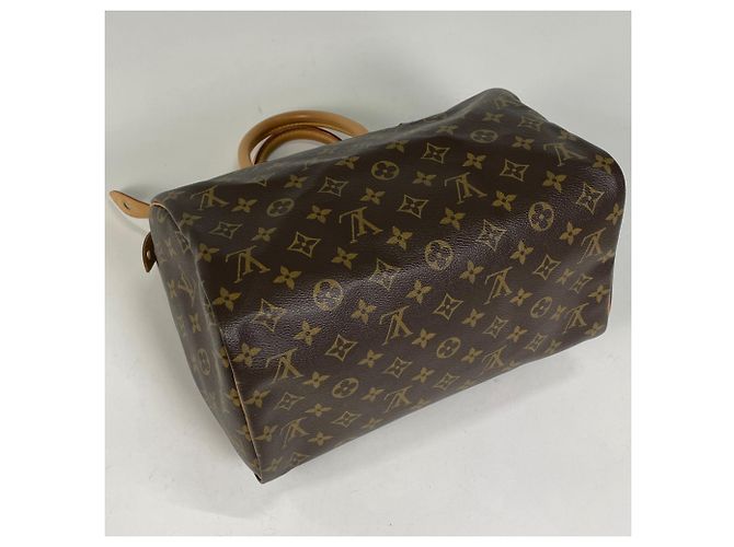 Louis Vuitton Monogram Speedy 30 Handbag Brown - view 2