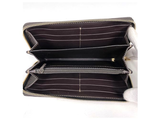 Cartera larga Gucci de lona GG marrón Castaño - vista 7