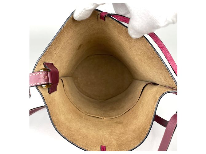 Bolsa de Ombro Bucket Gate Loewe Rosa - vista 12
