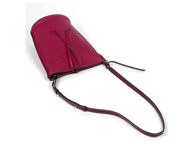 Bolsa de Ombro Bucket Gate Loewe Rosa - vista 7