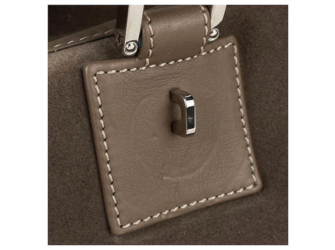 Borsa a mano Loewe Amazona 28 Anagram in camoscio Marrone - vista 4