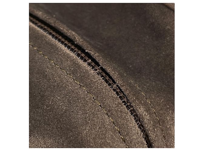 Borsa a mano Loewe Amazona 28 Anagram in camoscio Marrone - vista 7