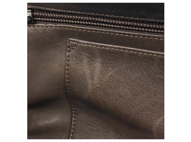 Borsa a mano Loewe Amazona 28 Anagram in camoscio Marrone - vista 8