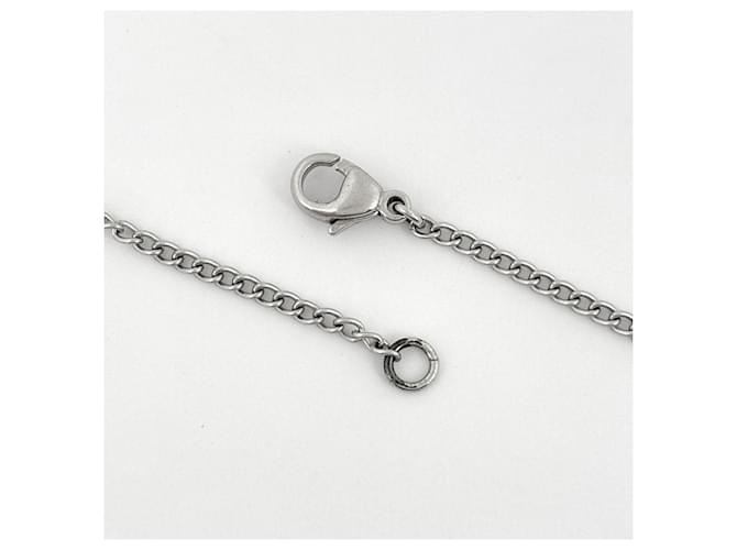 Collana Chanel Rosa e Argento - vista 3