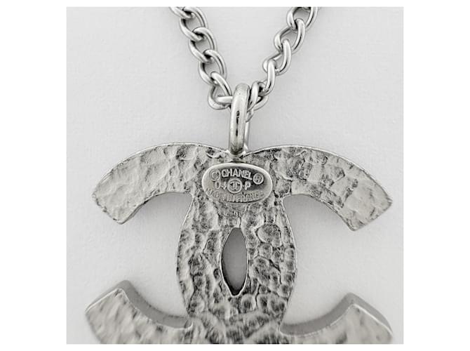 Collana Chanel Rosa e Argento - vista 4