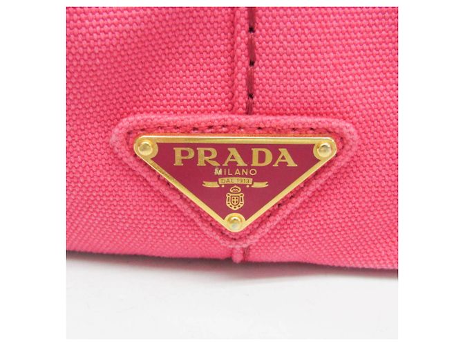 Borsa a spalla e tote Prada Canapa da donna in rosa - vista 12