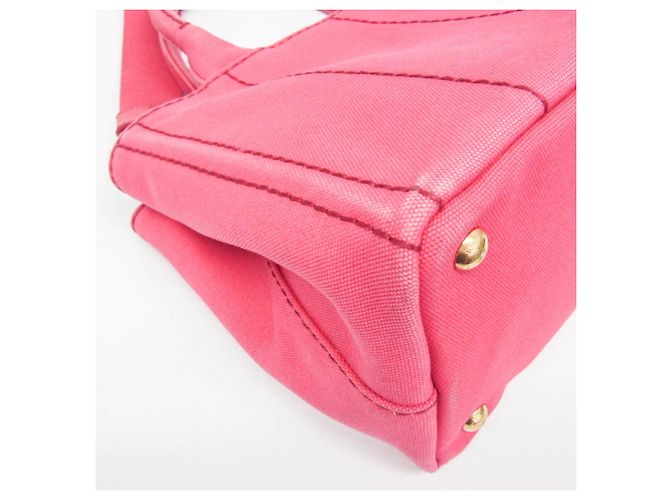 Borsa a spalla e tote Prada Canapa da donna in rosa - vista 4