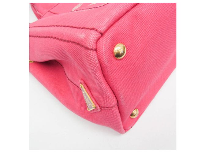 Borsa a spalla e tote Prada Canapa da donna in rosa - vista 6