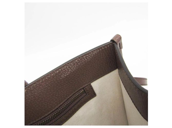Tote Media Gucci Interlocking Tiger Marrone Beige - vista 13