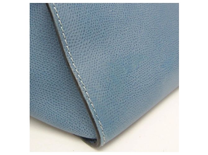 Borsa a mano in pelle Valextra B Cube V5C67 da donna in blu - vista 6