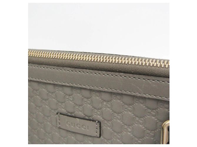 Borsa a mano in pelle Gucci MicroGuccissima Marrone - vista 10