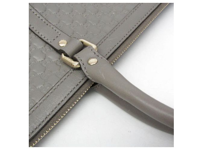 Borsa a mano in pelle Gucci MicroGuccissima Marrone - vista 12