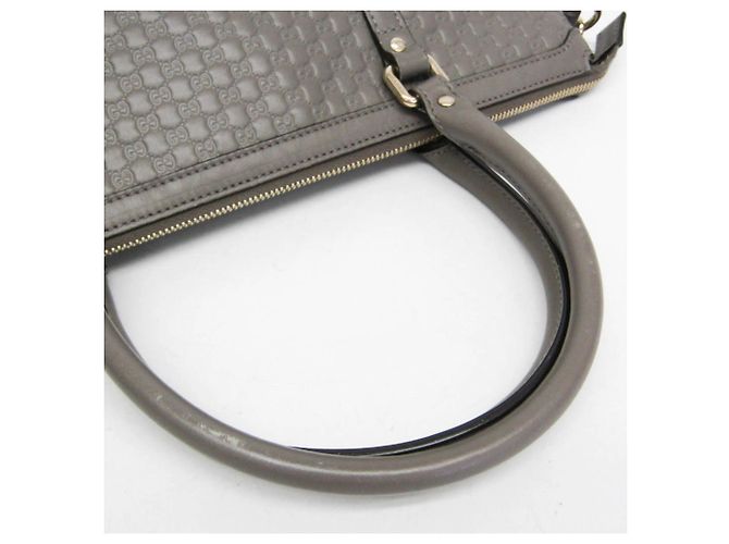 Borsa a mano in pelle Gucci MicroGuccissima Marrone - vista 13