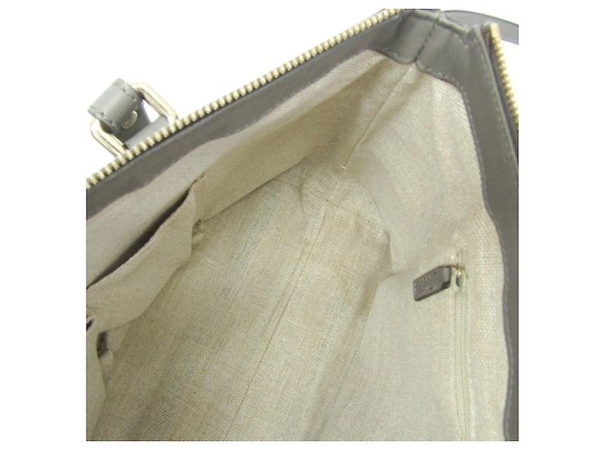Borsa a mano in pelle Gucci MicroGuccissima Marrone - vista 16
