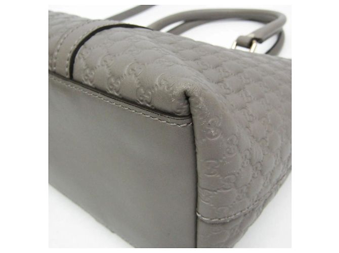 Borsa a mano in pelle Gucci MicroGuccissima Marrone - vista 4