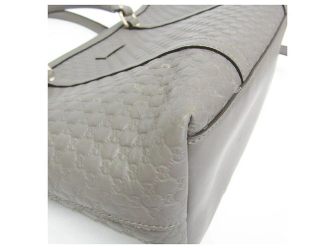 Borsa a mano in pelle Gucci MicroGuccissima Marrone - vista 5