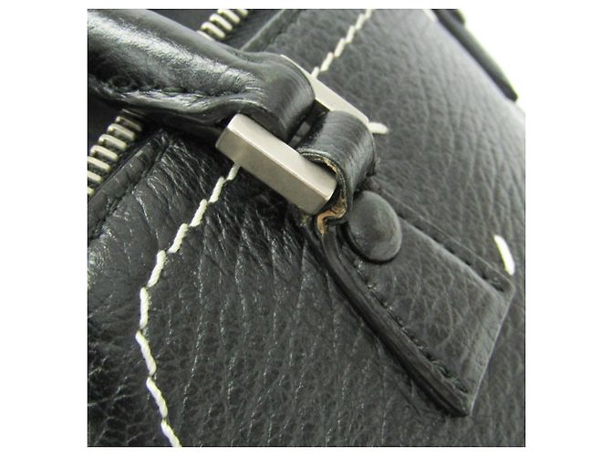 Maison Martin Margiela Borsa a mano in pelle da donna Maison Margiela Nero - vista 10