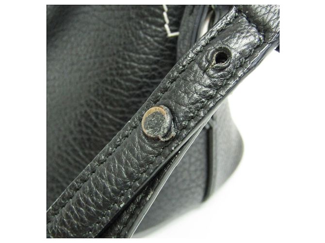Maison Martin Margiela Borsa a mano in pelle da donna Maison Margiela Nero - vista 14