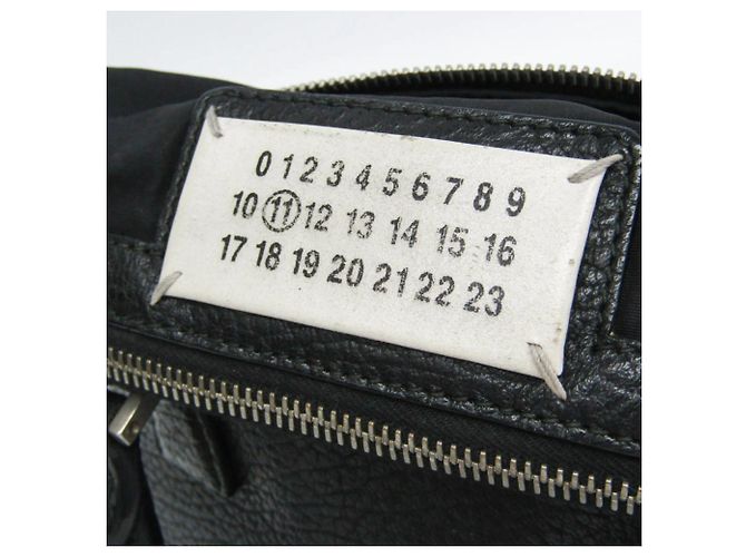 Maison Martin Margiela Borsa a mano in pelle da donna Maison Margiela Nero - vista 4