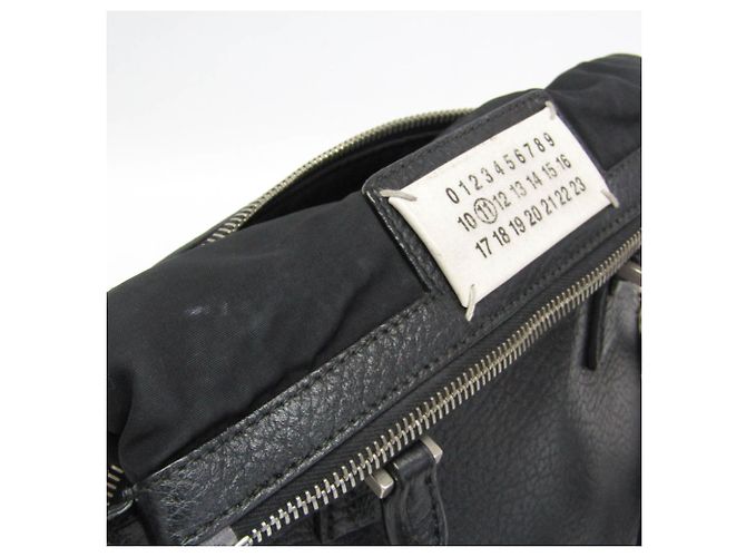 Maison Martin Margiela Borsa a mano in pelle da donna Maison Margiela Nero - vista 7