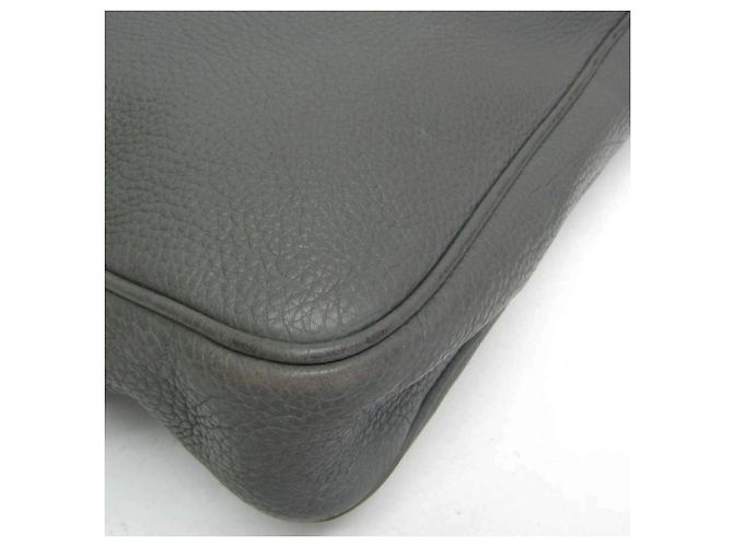Mallette Gucci Interlocking G en cuir gris Marron - vue 7