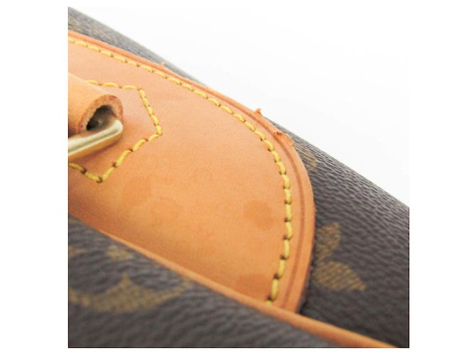 Louis Vuitton Monogram Deauville Handbag Brown - view 12