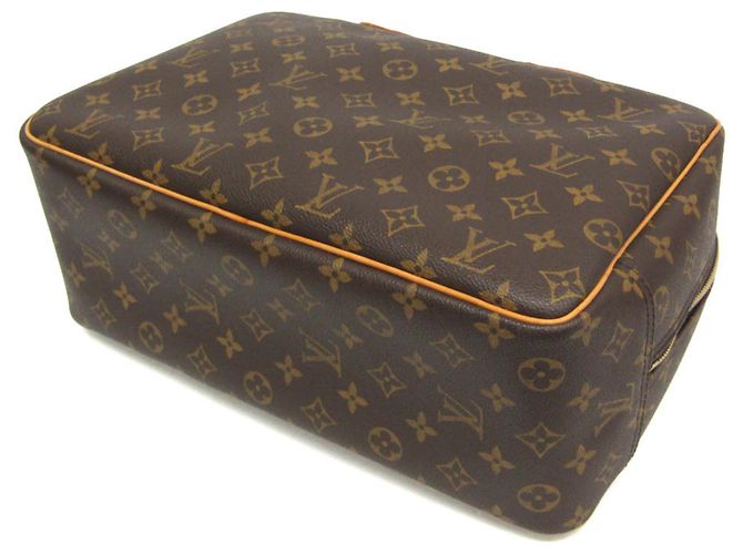 Louis Vuitton Monogram Deauville Handbag Brown - view 2