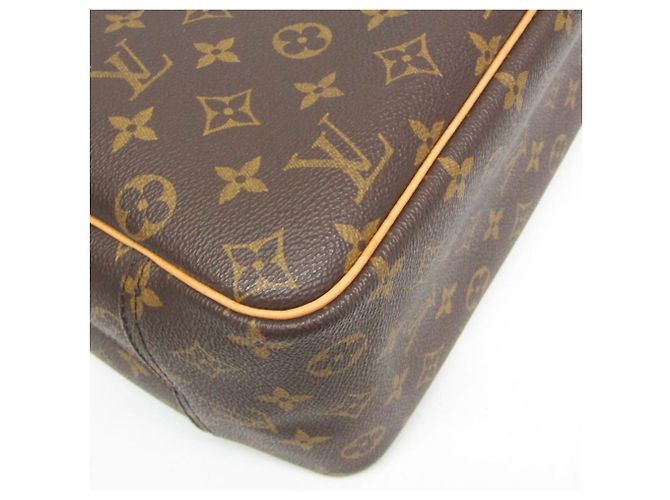 Louis Vuitton Monogram Deauville Handbag Brown - view 4