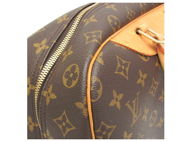 Louis Vuitton Monogram Deauville Handbag Brown - view 6