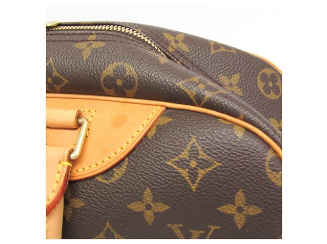 Louis Vuitton Monogram Deauville Handbag Brown - view 7