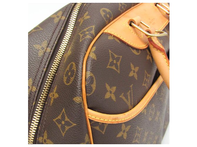 Louis Vuitton Monogram Deauville Handbag Brown - view 8