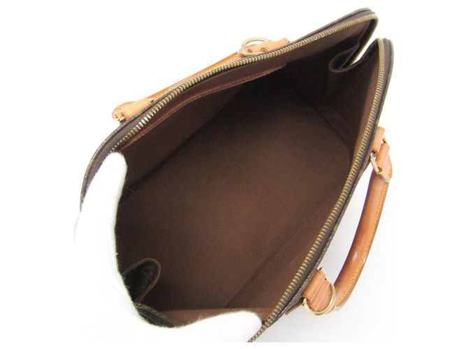 Borsa Louis Vuitton Monogram Alma Marrone - vista 3