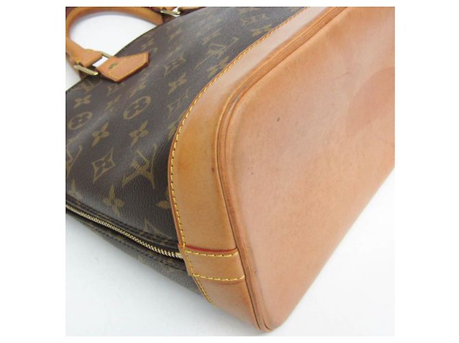 Borsa Louis Vuitton Monogram Alma Marrone - vista 4