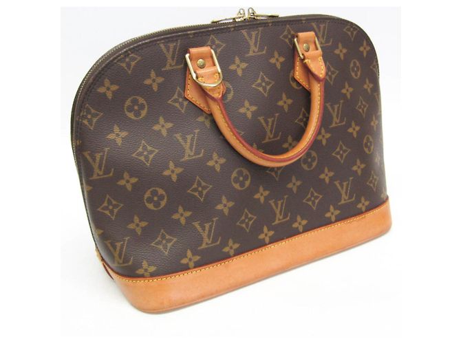 Borsa Louis Vuitton Monogram Alma Marrone - vista 8