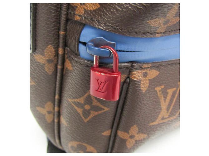 Borsello da cintura Louis Vuitton Monogram Kim Jones Pacific Marrone Blu - vista 10