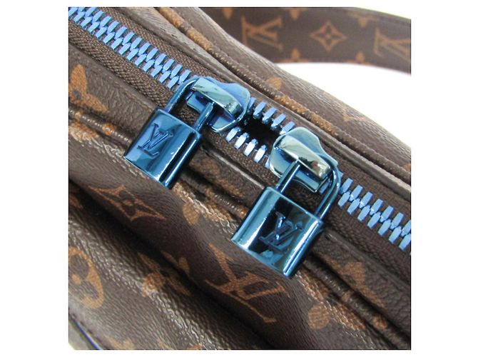 Borsello da cintura Louis Vuitton Monogram Kim Jones Pacific Marrone Blu - vista 11