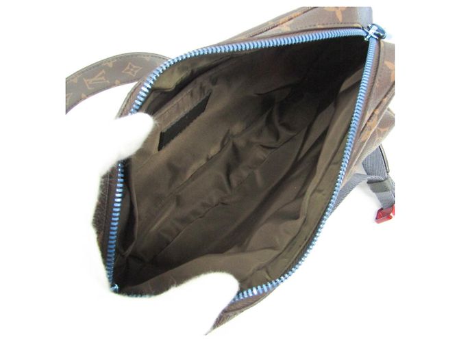Borsello da cintura Louis Vuitton Monogram Kim Jones Pacific Marrone Blu - vista 3