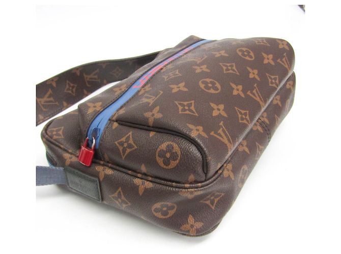 Borsello da cintura Louis Vuitton Monogram Kim Jones Pacific Marrone Blu - vista 7