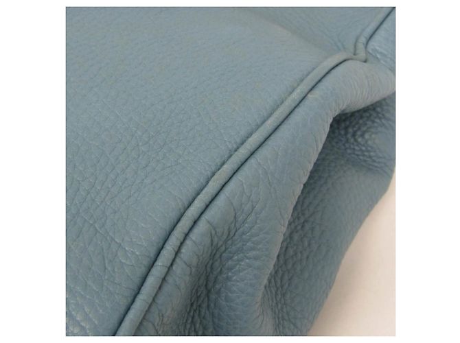 Borsa a mano Gucci Bamboo Shopper Small Blu chiaro - vista 6