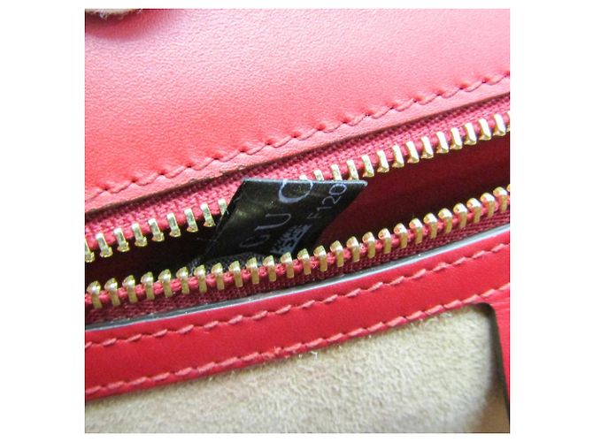 Bolsa de ombro em couro para mulher Gucci Sylvie 421882 Vermelho - vista 16