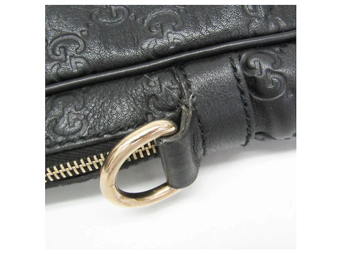 Borsetta in pelle da uomo Gucci Guccissima Nero - vista 10