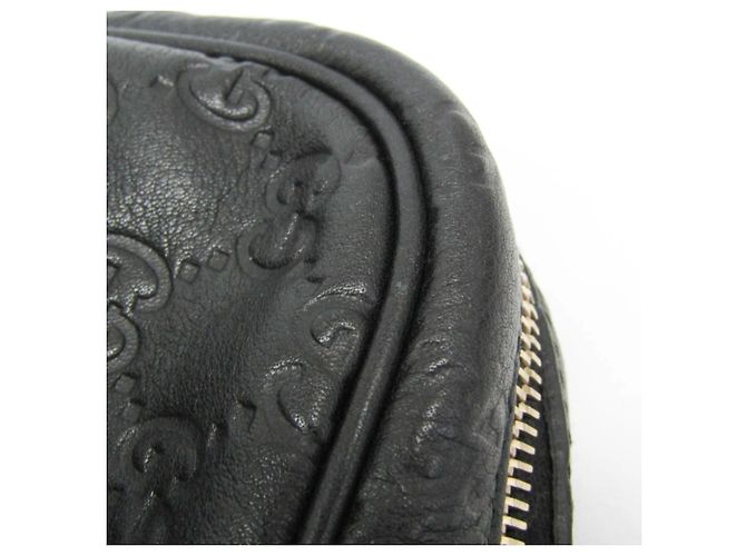 Borsetta in pelle da uomo Gucci Guccissima Nero - vista 11