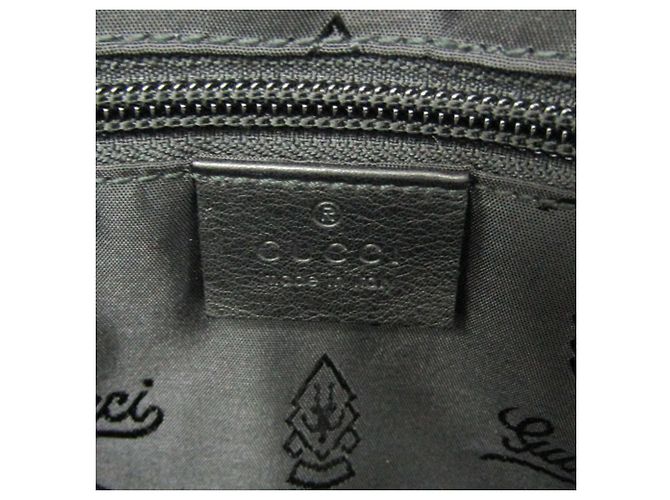 Borsetta in pelle da uomo Gucci Guccissima Nero - vista 16