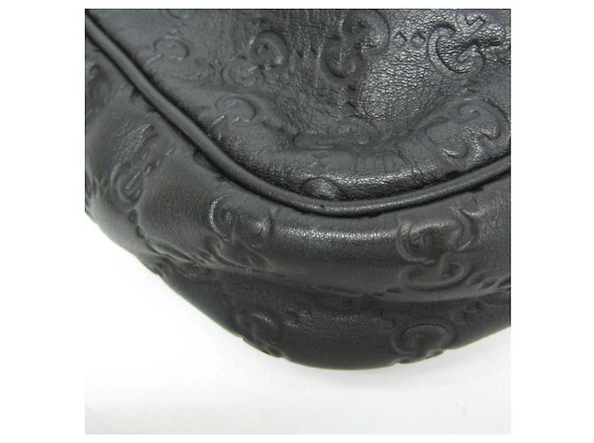 Borsetta in pelle da uomo Gucci Guccissima Nero - vista 4