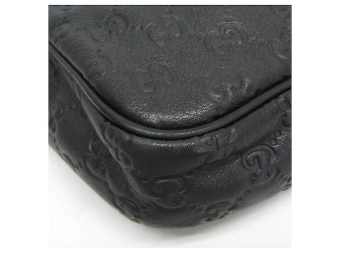 Borsetta in pelle da uomo Gucci Guccissima Nero - vista 5