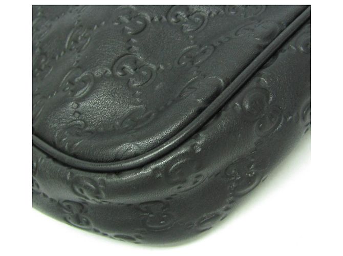 Borsetta in pelle da uomo Gucci Guccissima Nero - vista 7