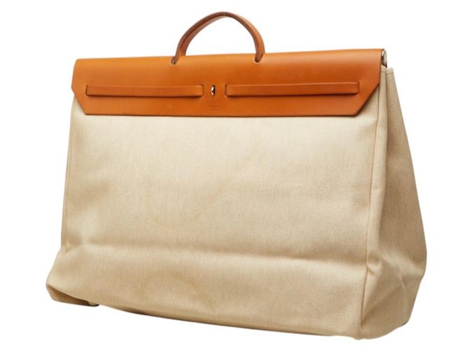 Hermès Borsa Hermes Herbag TGM Marrone - vista 2