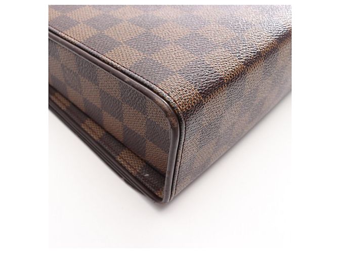 Borsa a tracolla Louis Vuitton Tribeca Carre Damier Ebene Marrone - vista 13
