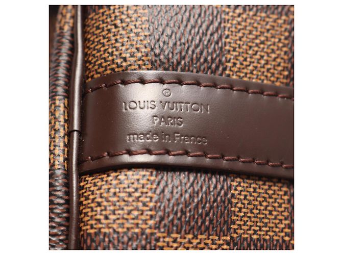 Borsa Louis Vuitton Speedy Bandoulière 30 Damier Ebene Marrone - vista 4